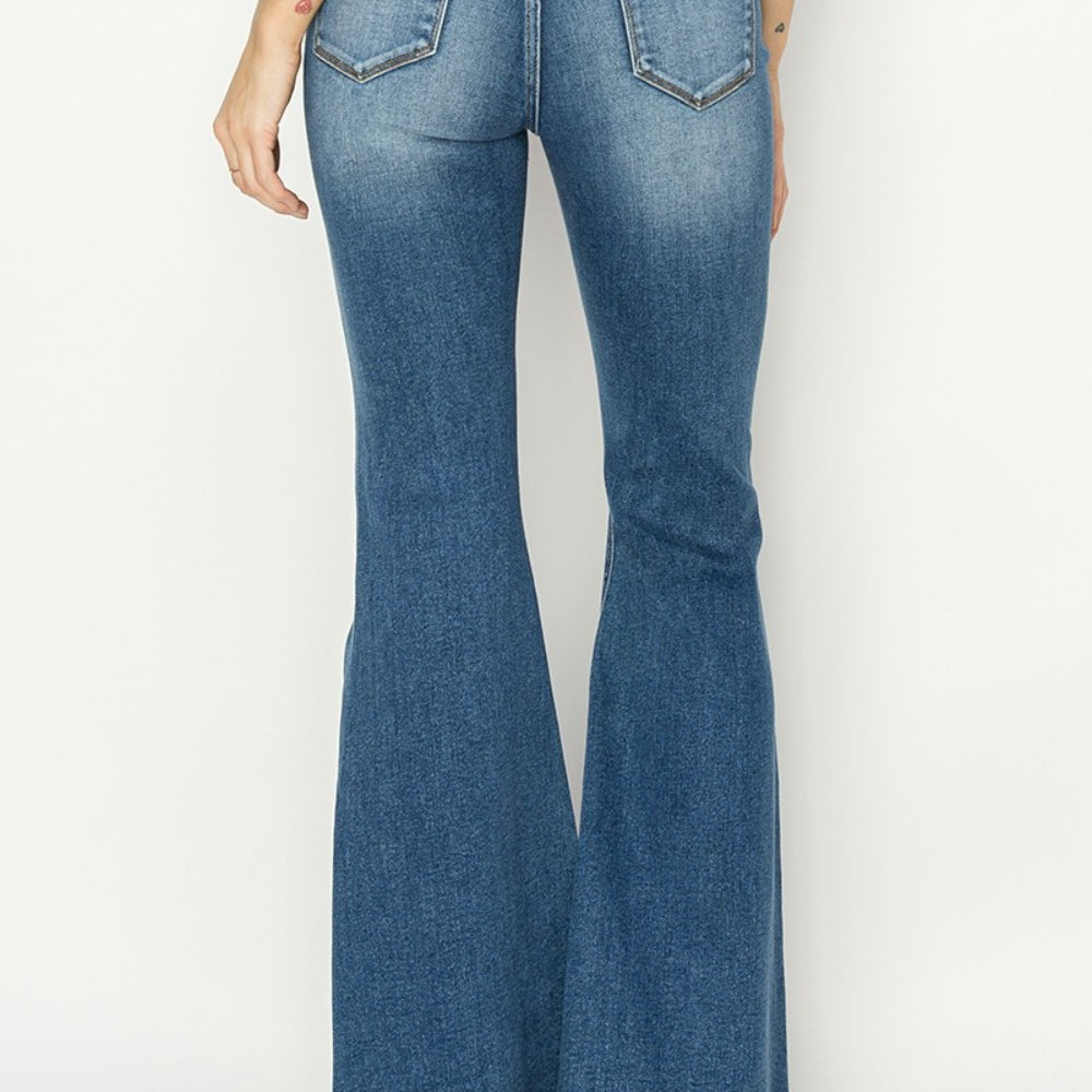 
                      
                        RISEN High Rise Front Seam Detailed Flare Jeans
                      
                    