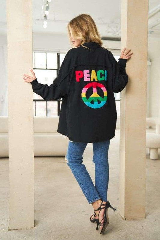 
                      
                        Leela Multi Peace Shacket
                      
                    