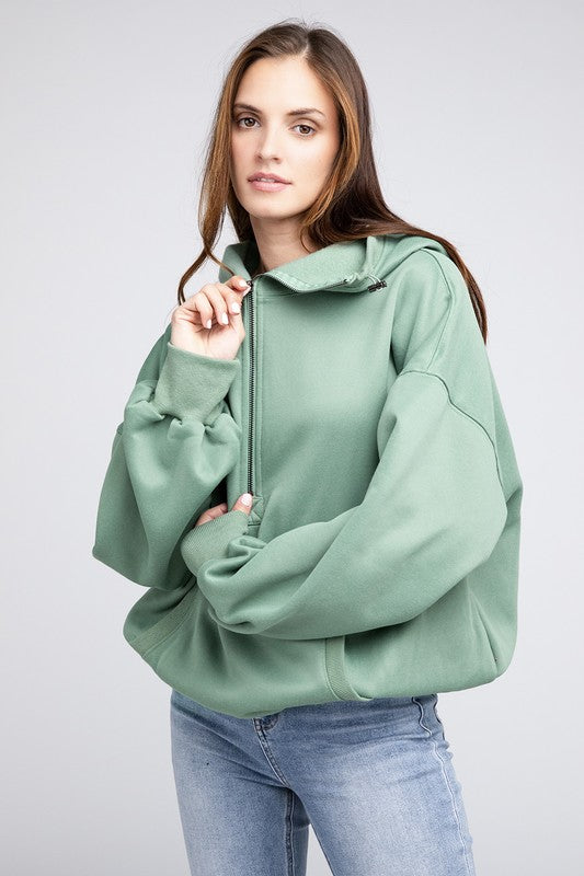 
                      
                        Stitch Detailed Elastic Hem Hoodie
                      
                    