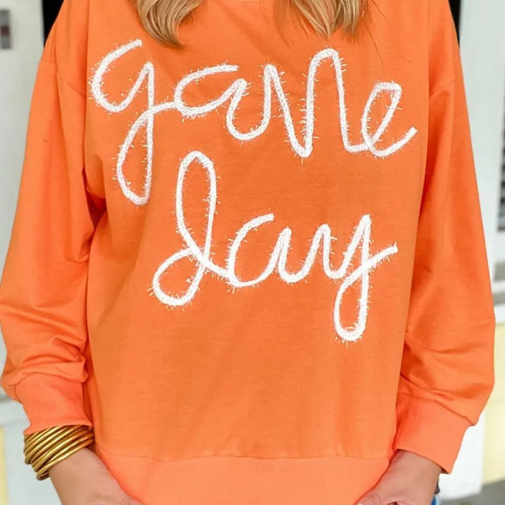 
                      
                        Round Neck Long Sleeve Gameday Sweatshirt
                      
                    