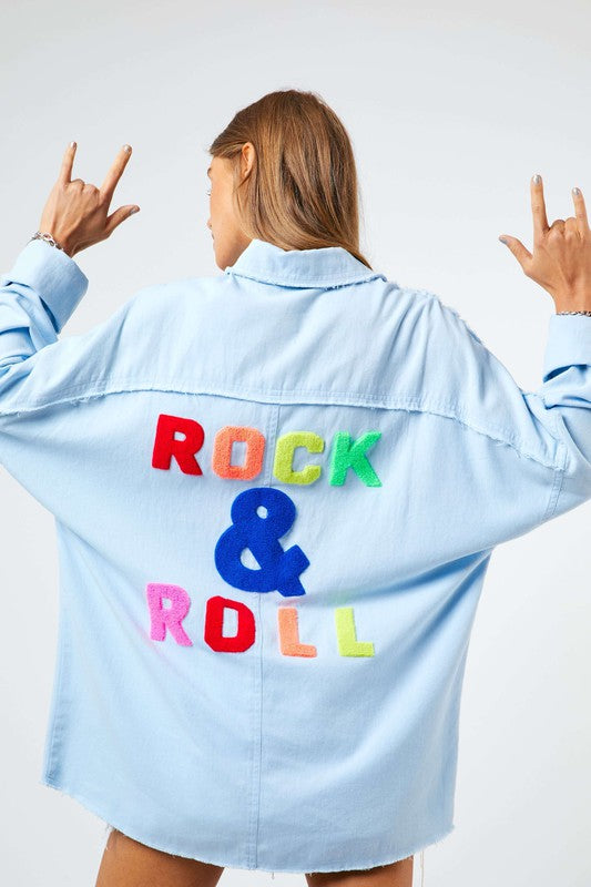 Loralie Multi Rock & Roll Shacket