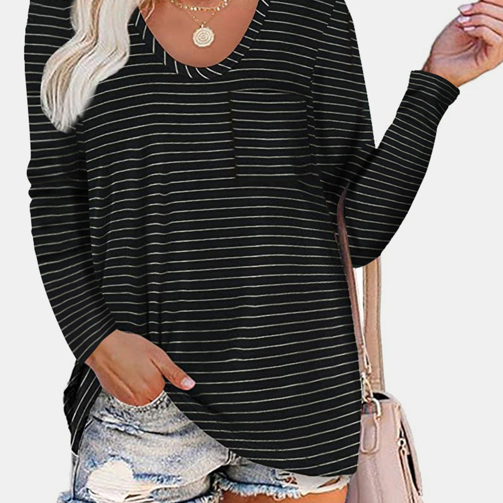 Round Neck Long Sleeve T-Shirt