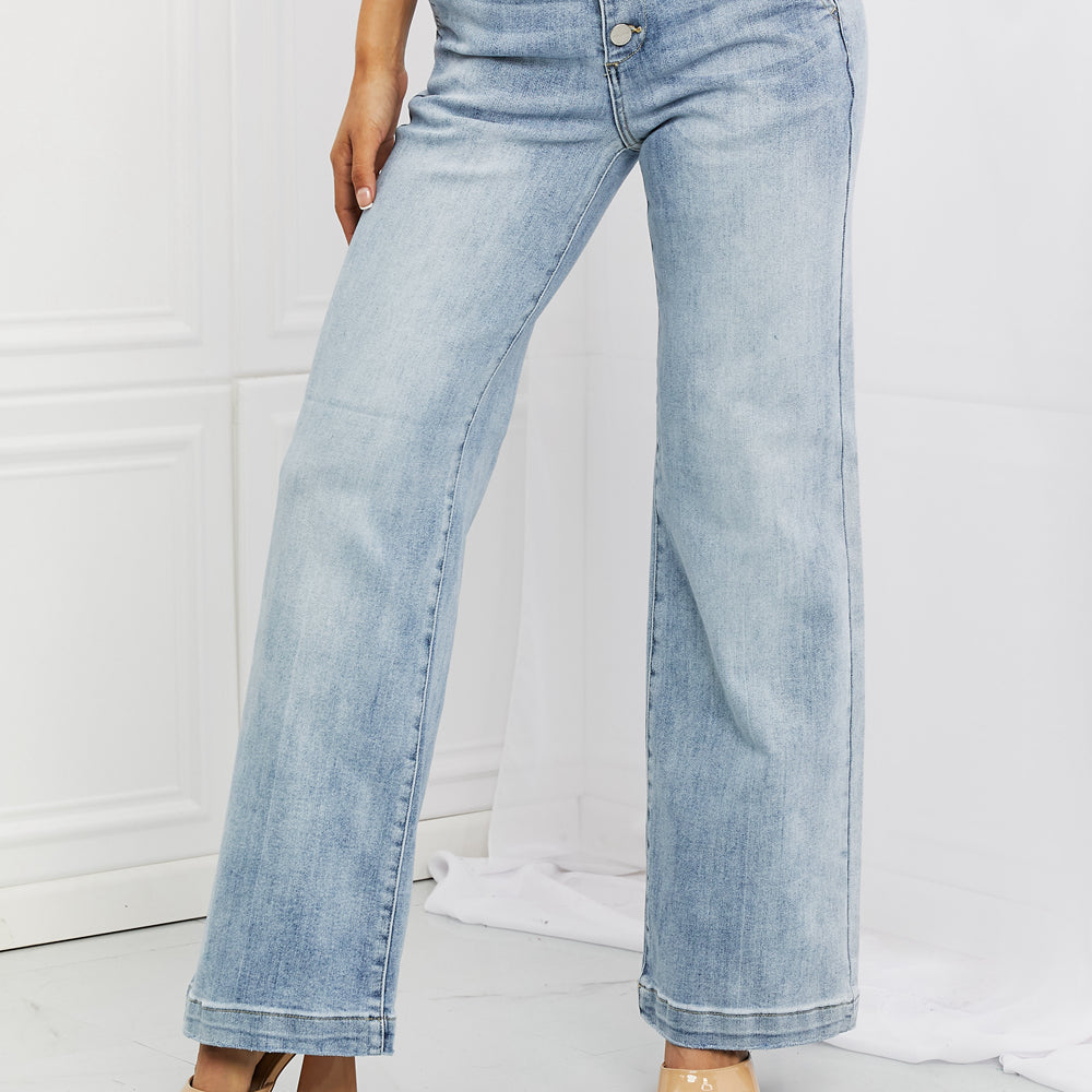 RISEN Luisa Wide Flare Jeans