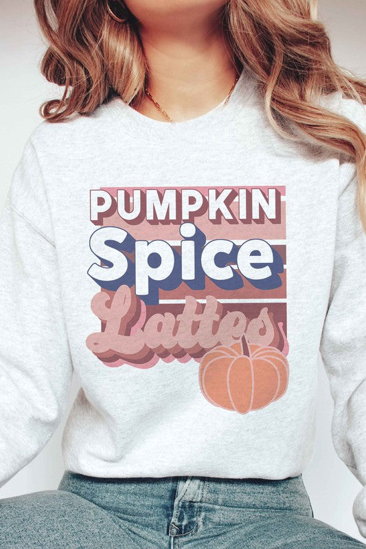 PUMPKIN SPICE LATTES Graphic Sweatshirt