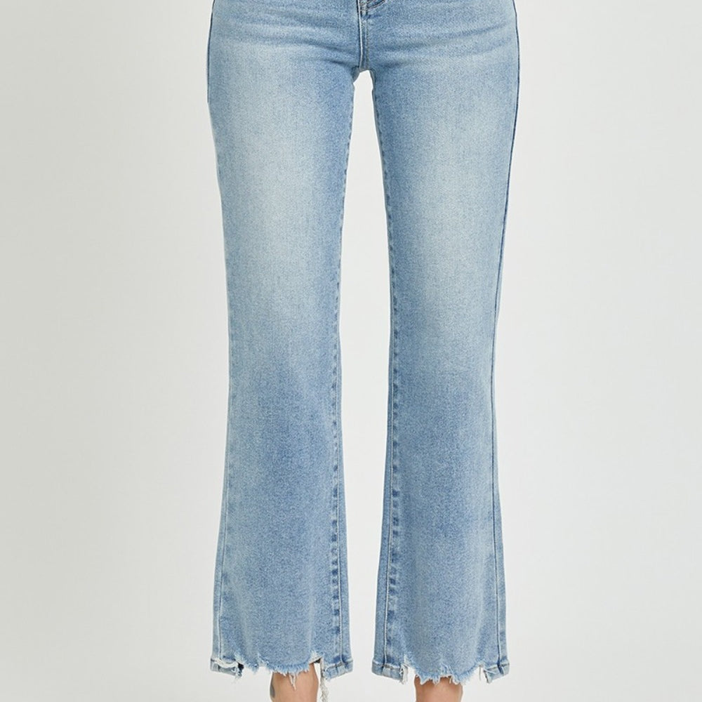 
                      
                        RISEN High Rise Straight Jeans
                      
                    