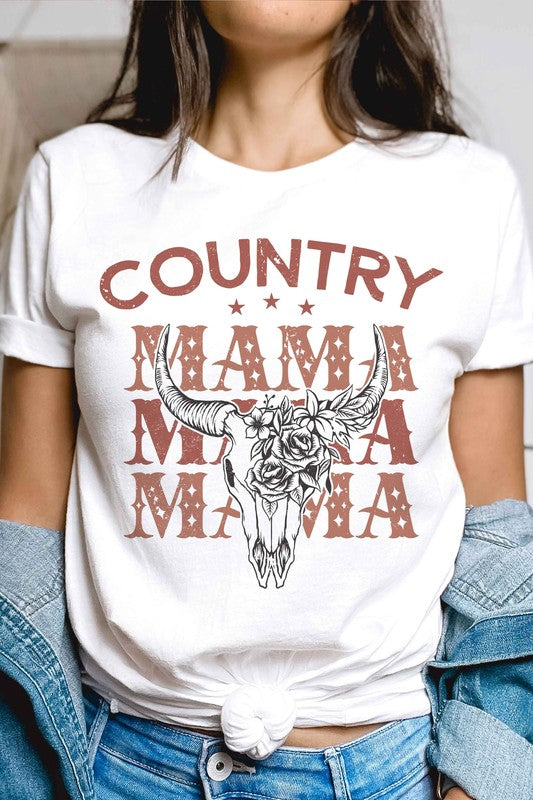 COUNTRY MAMA Graphic T-Shirt