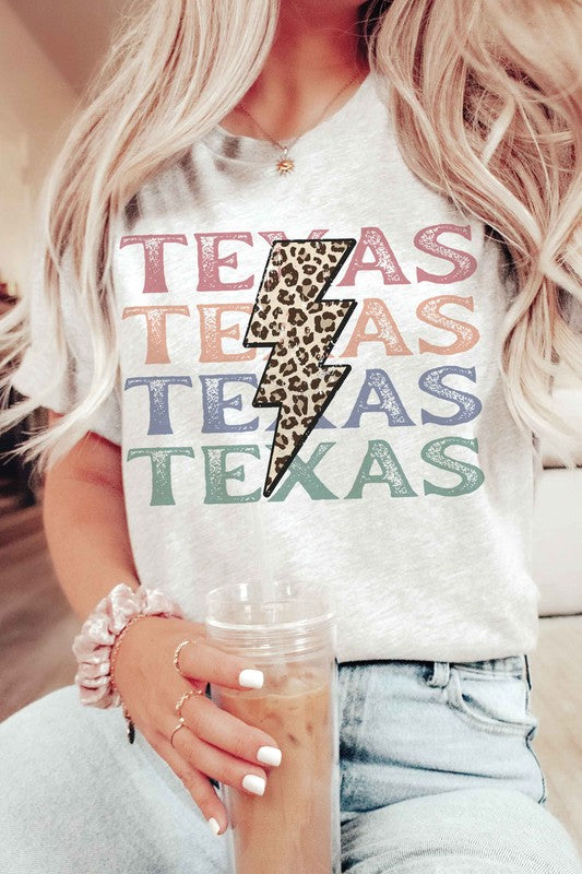 
                      
                        LEOPARD LIGHTNING TEXAS Graphic T-Shirt
                      
                    