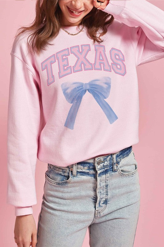 
                      
                        TEXAS BOW Graphic Sweatshirt
                      
                    