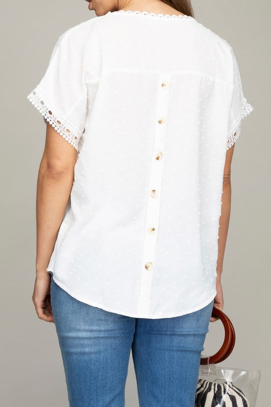 Willow Lace Trim Top