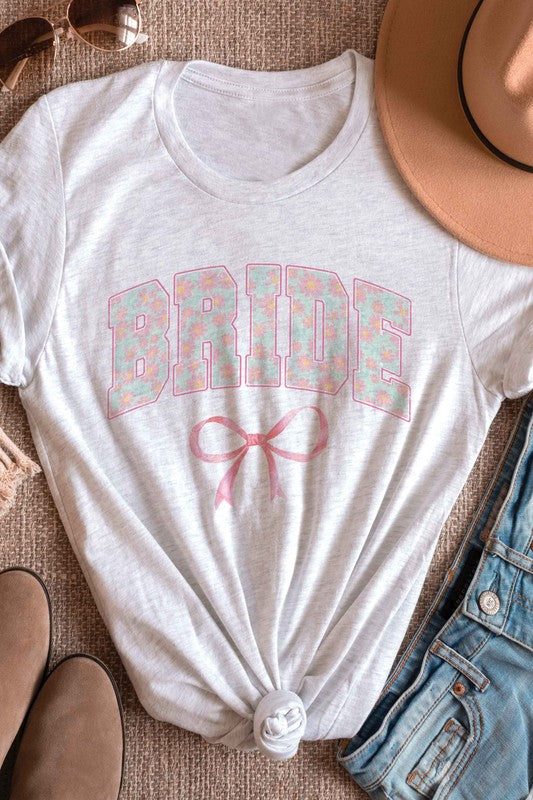 
                      
                        FLORAL BRIDE RIBBON Graphic T-Shirt
                      
                    