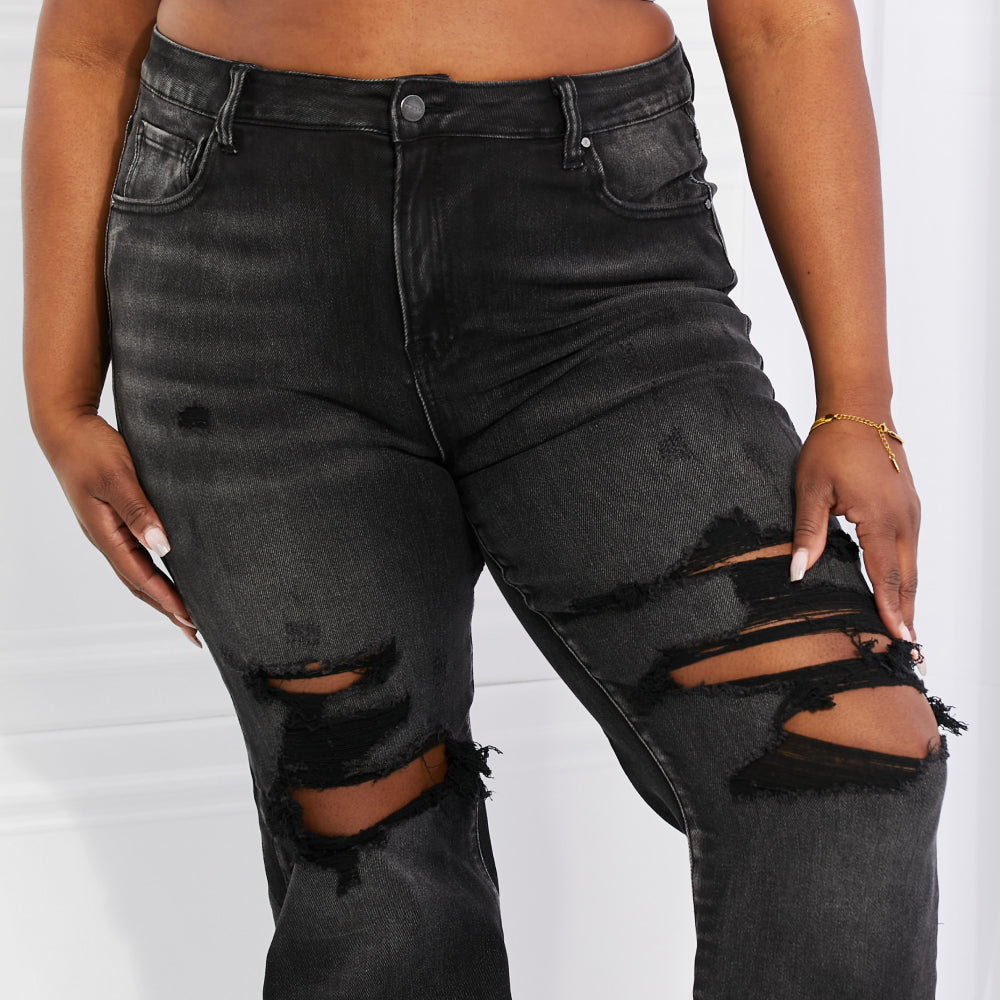 
                      
                        RISEN Lois Distressed Loose Fit Jeans
                      
                    