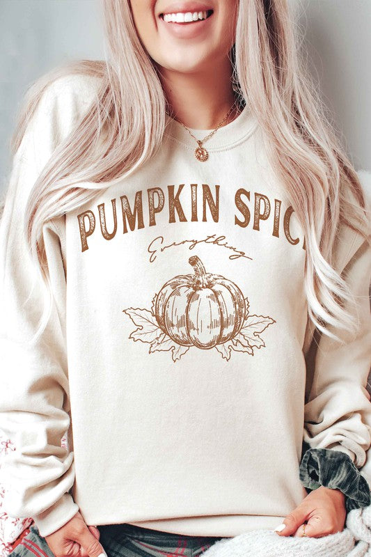 
                      
                        PUMPKIN SPICE EVERYTHING Graphic Sweatshirt
                      
                    