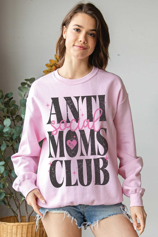 
                      
                        ANTI SOCIAL MOMS CLUB Graphic Sweatshirt
                      
                    