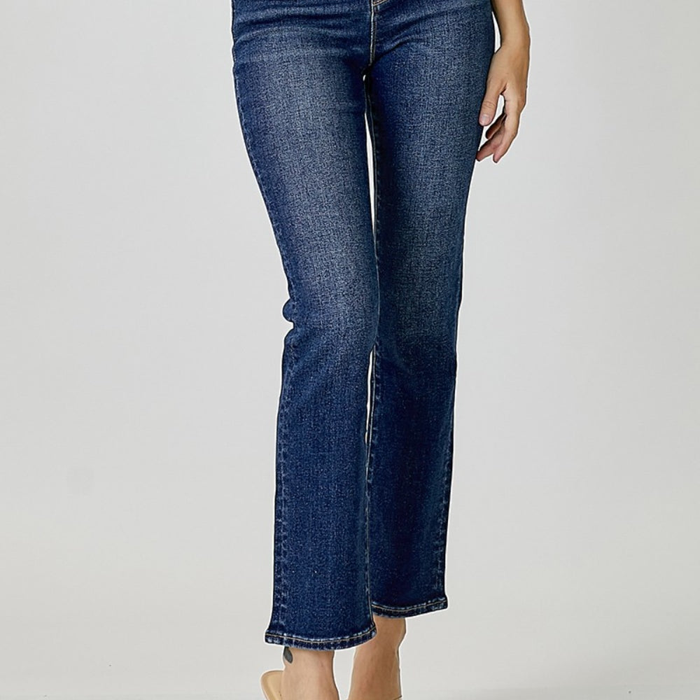 
                      
                        RISEN High Waist Straight Jeans
                      
                    