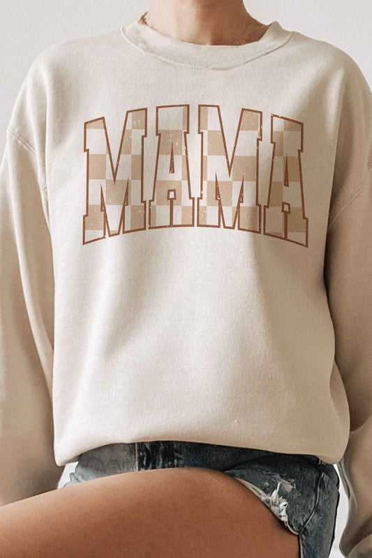 
                      
                        CHECKERED MAMA Graphic Sweatshirt
                      
                    