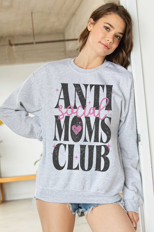 
                      
                        ANTI SOCIAL MOMS CLUB Graphic Sweatshirt
                      
                    