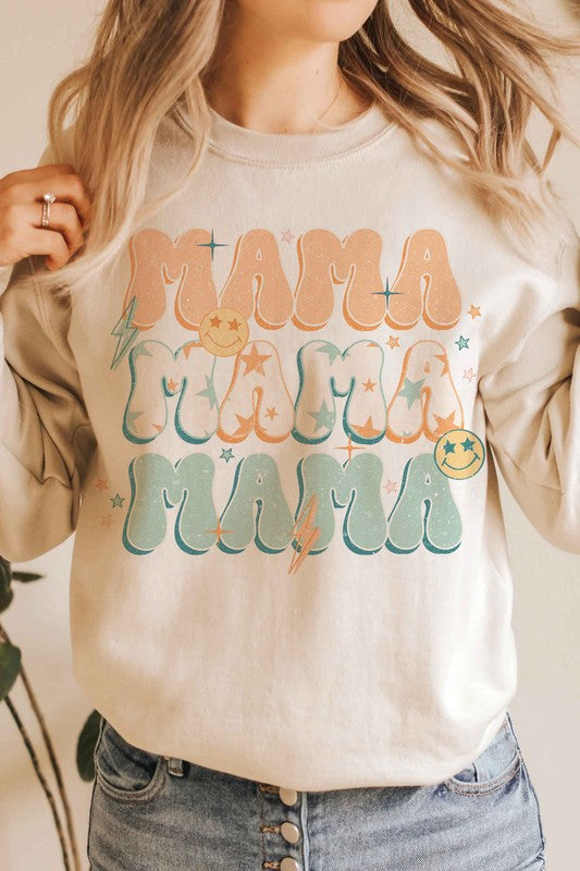 RETRO MAMA REPEAT Graphic Sweatshirt