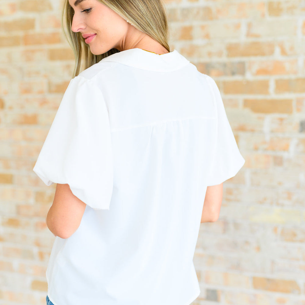 
                      
                        A Sixth Sense Balloon Sleeve Blouse
                      
                    