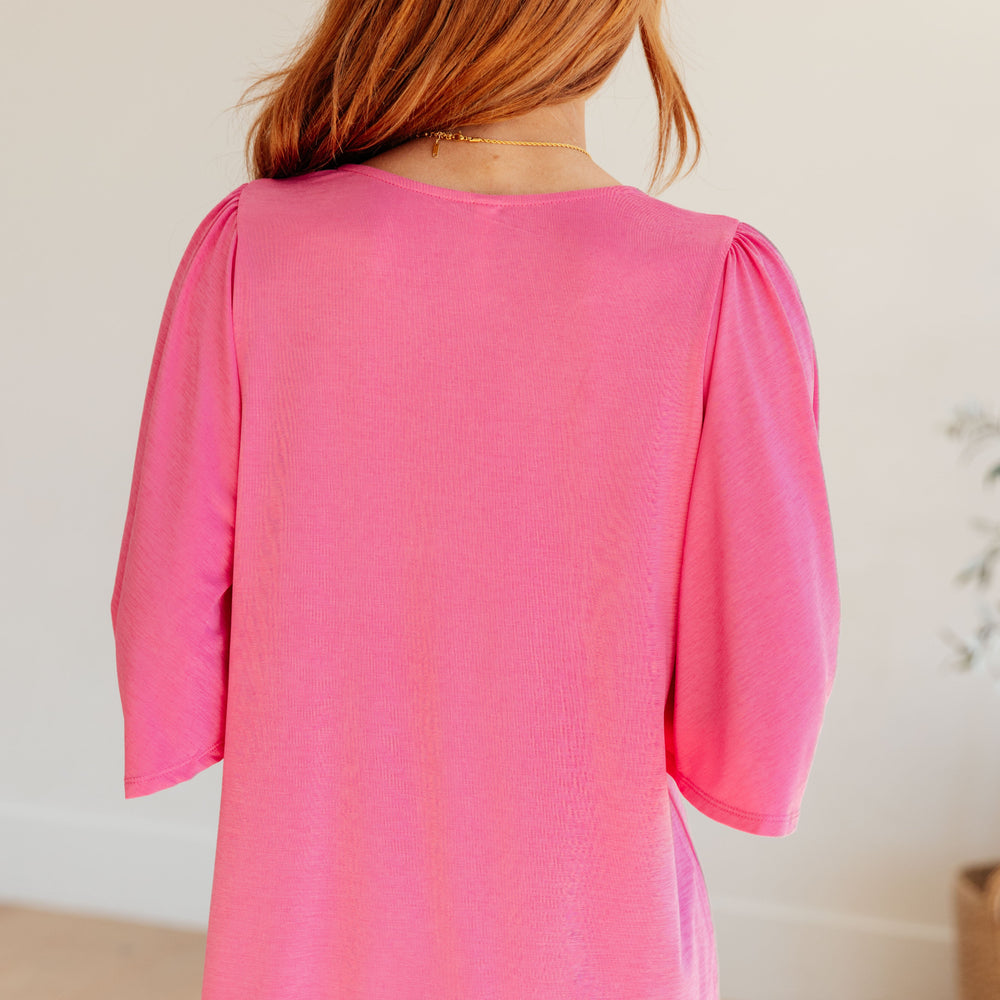 
                      
                        Cali Blouse in Magenta
                      
                    