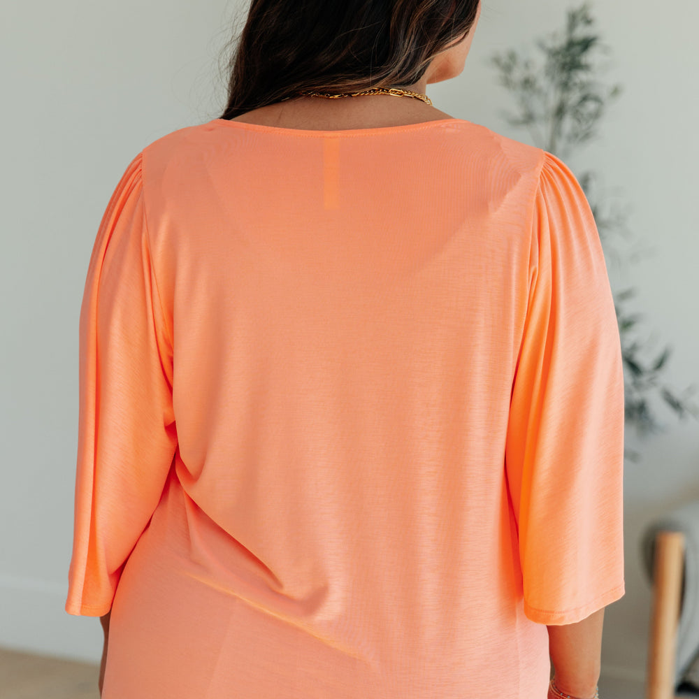 
                      
                        Cali Blouse in Neon Orange
                      
                    