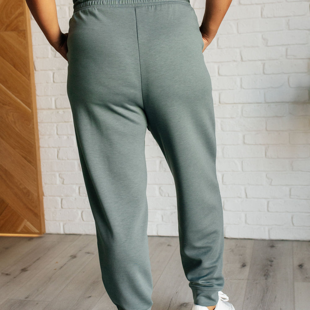 
                      
                        Center Seam Scuba Joggers in Ash Jade
                      
                    