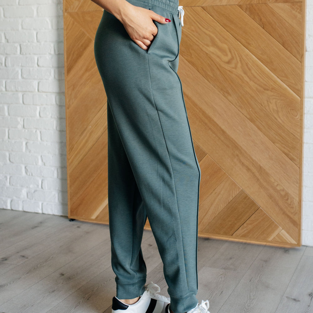 
                      
                        Center Seam Scuba Joggers in Ash Jade
                      
                    