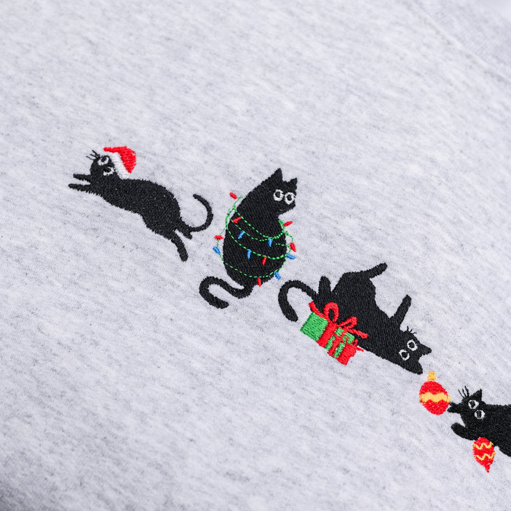 
                      
                        PREORDER: Christmas Cats Embroidered Sweatshirt
                      
                    