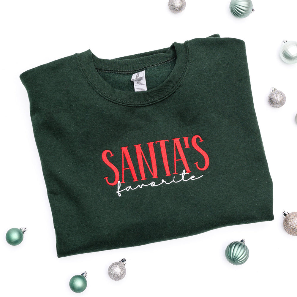 
                      
                        PREORDER: Santa's Favorite Embroidered Sweatshirt
                      
                    