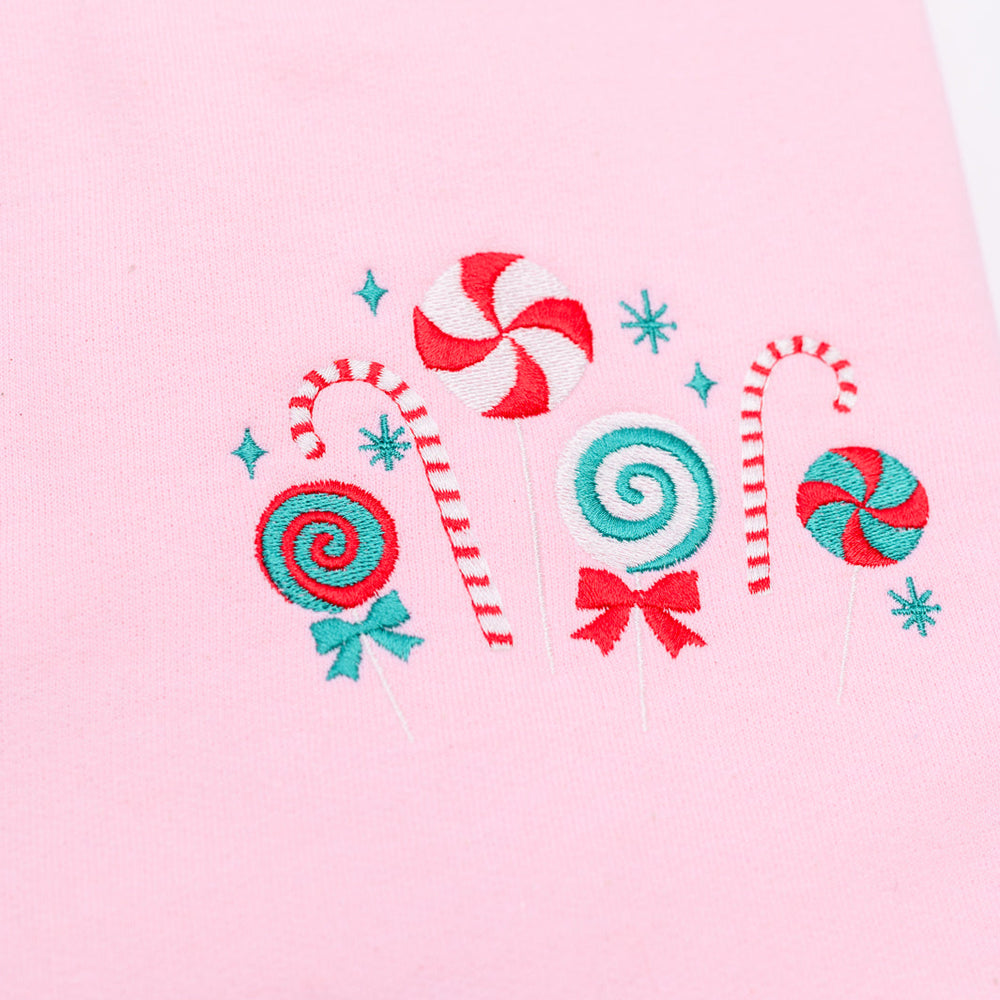 
                      
                        PREORDER: Christmas Candy Embroidered Sweatshirt
                      
                    