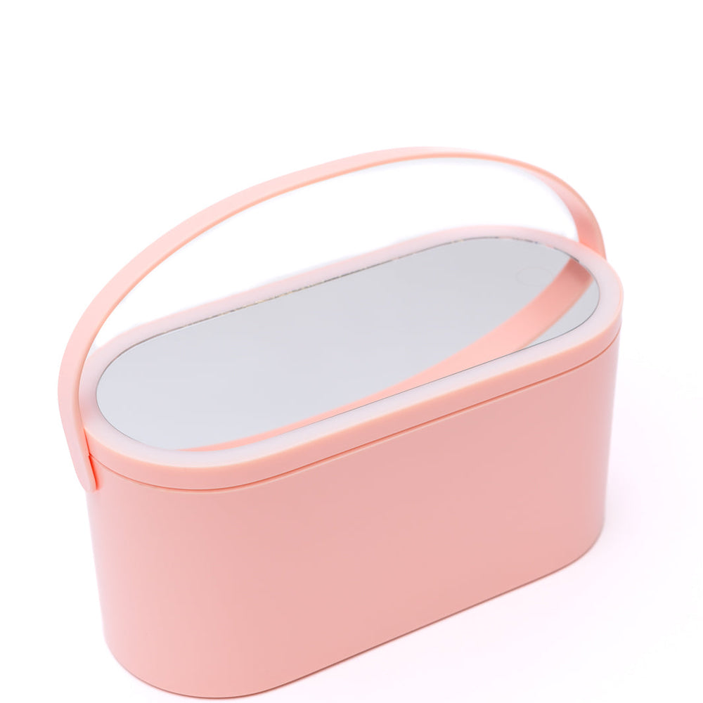 
                      
                        Portable Beauty Storage With LED Mirror
                      
                    