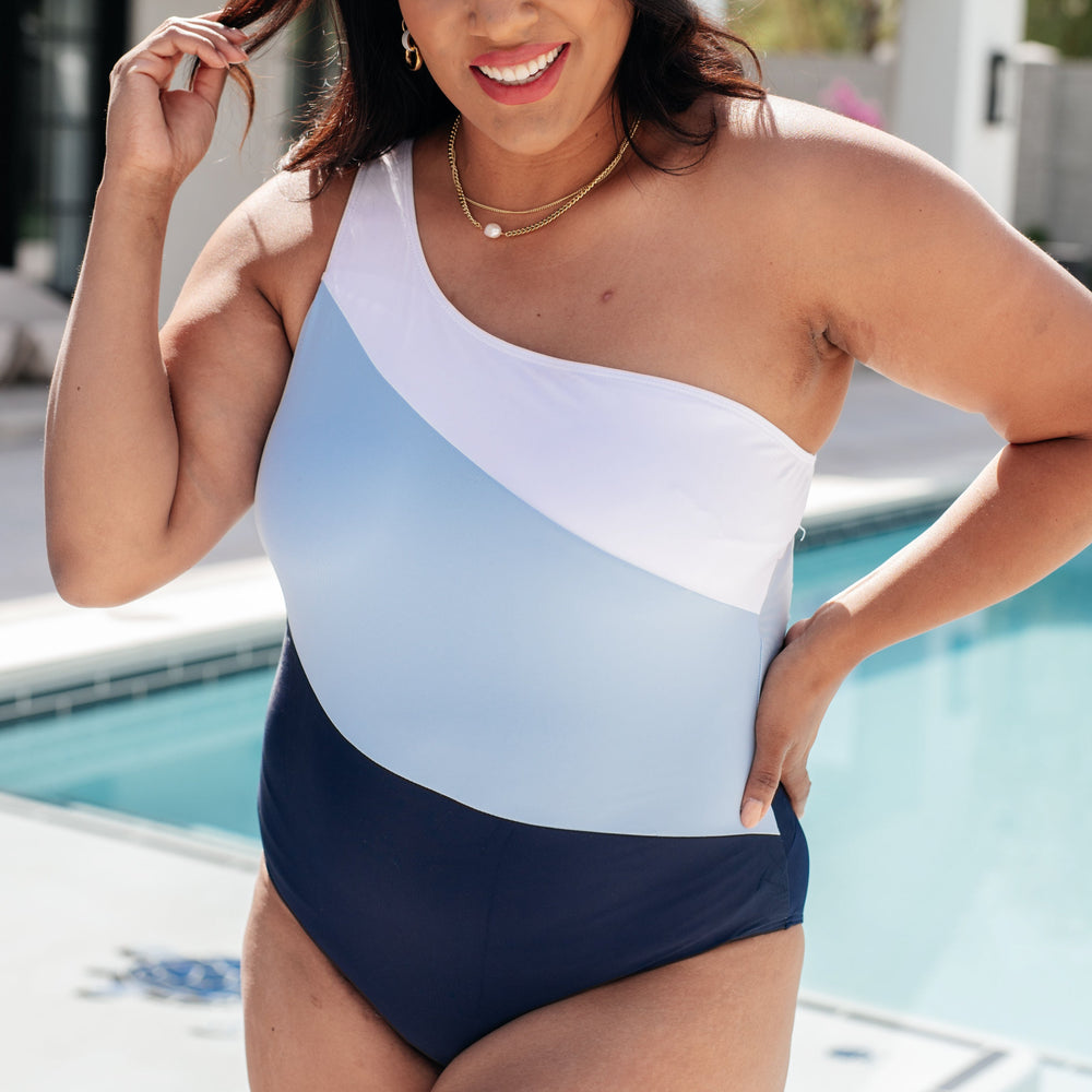 
                      
                        Dominica Color Block Asymmetrical Swimsuit
                      
                    