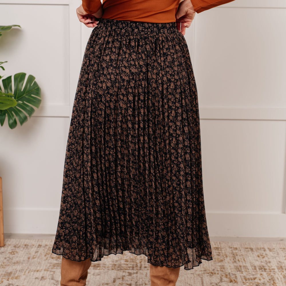 
                      
                        Just What You Wanted Floral Print Pleated Skirt
                      
                    