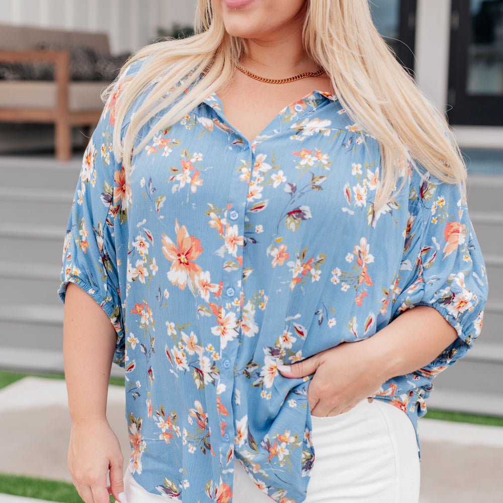 Lanikai Floral Button Down