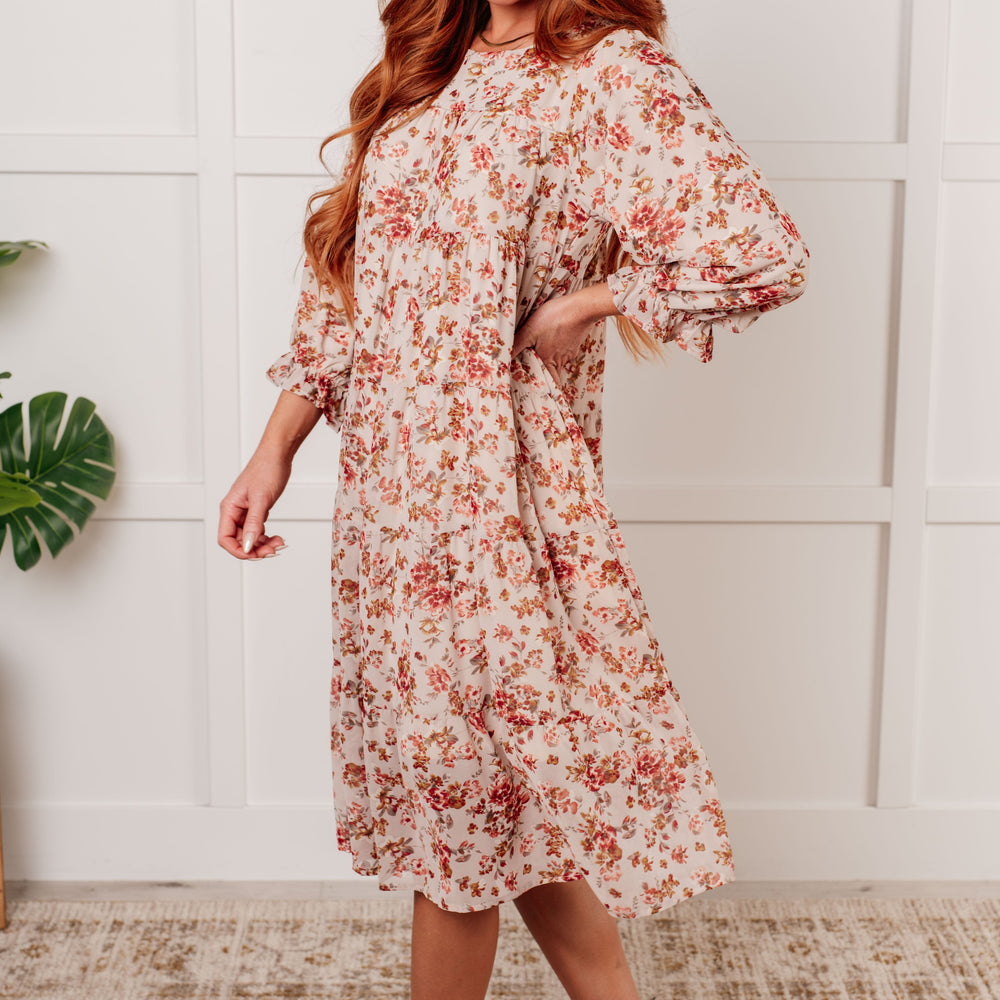 
                      
                        Next to You Balloon Sleeve Floral Dress
                      
                    