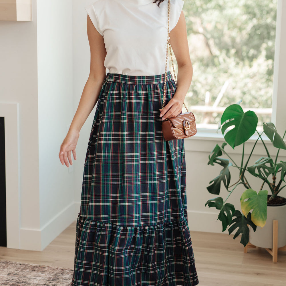 
                      
                        Plaid Perfection Maxi Skirt
                      
                    