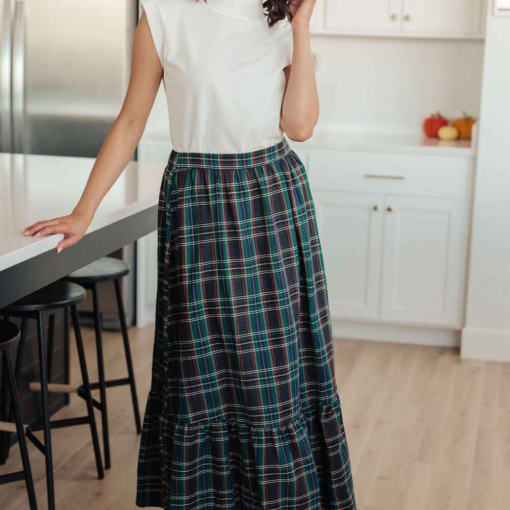 
                      
                        Plaid Perfection Maxi Skirt
                      
                    