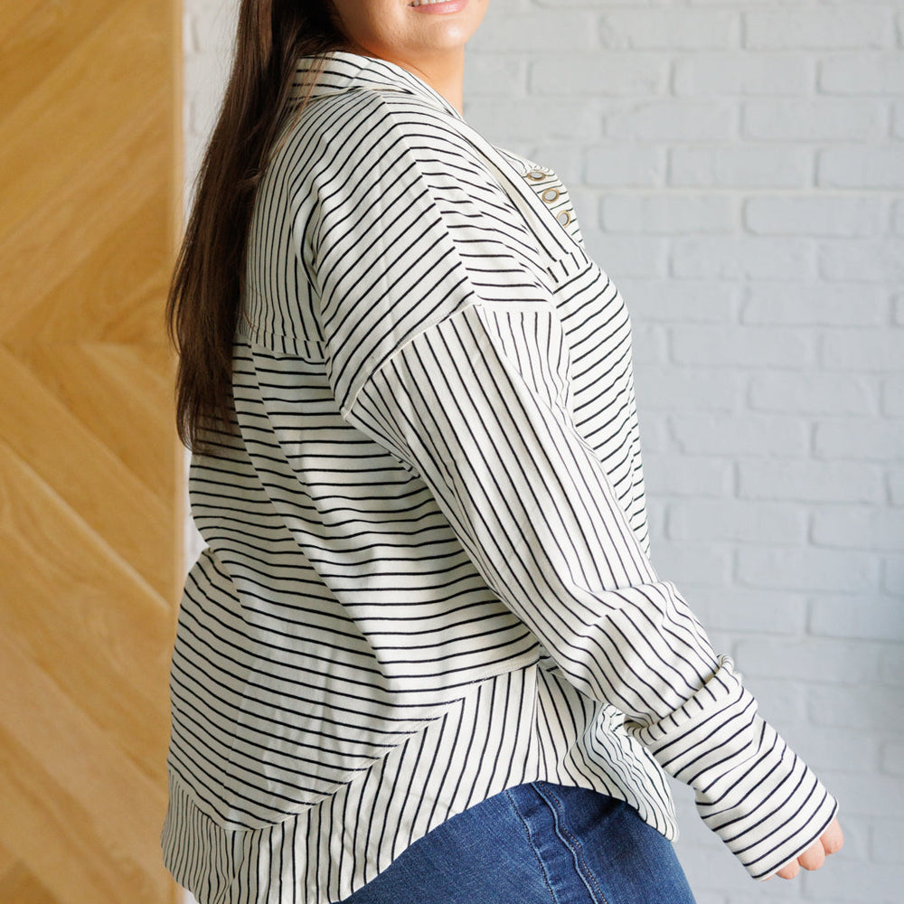 
                      
                        Striped Serendipity Pullover
                      
                    