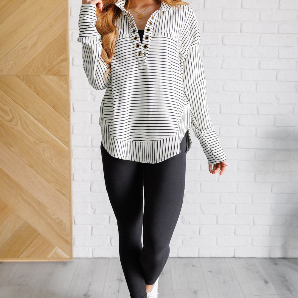 
                      
                        Striped Serendipity Pullover
                      
                    