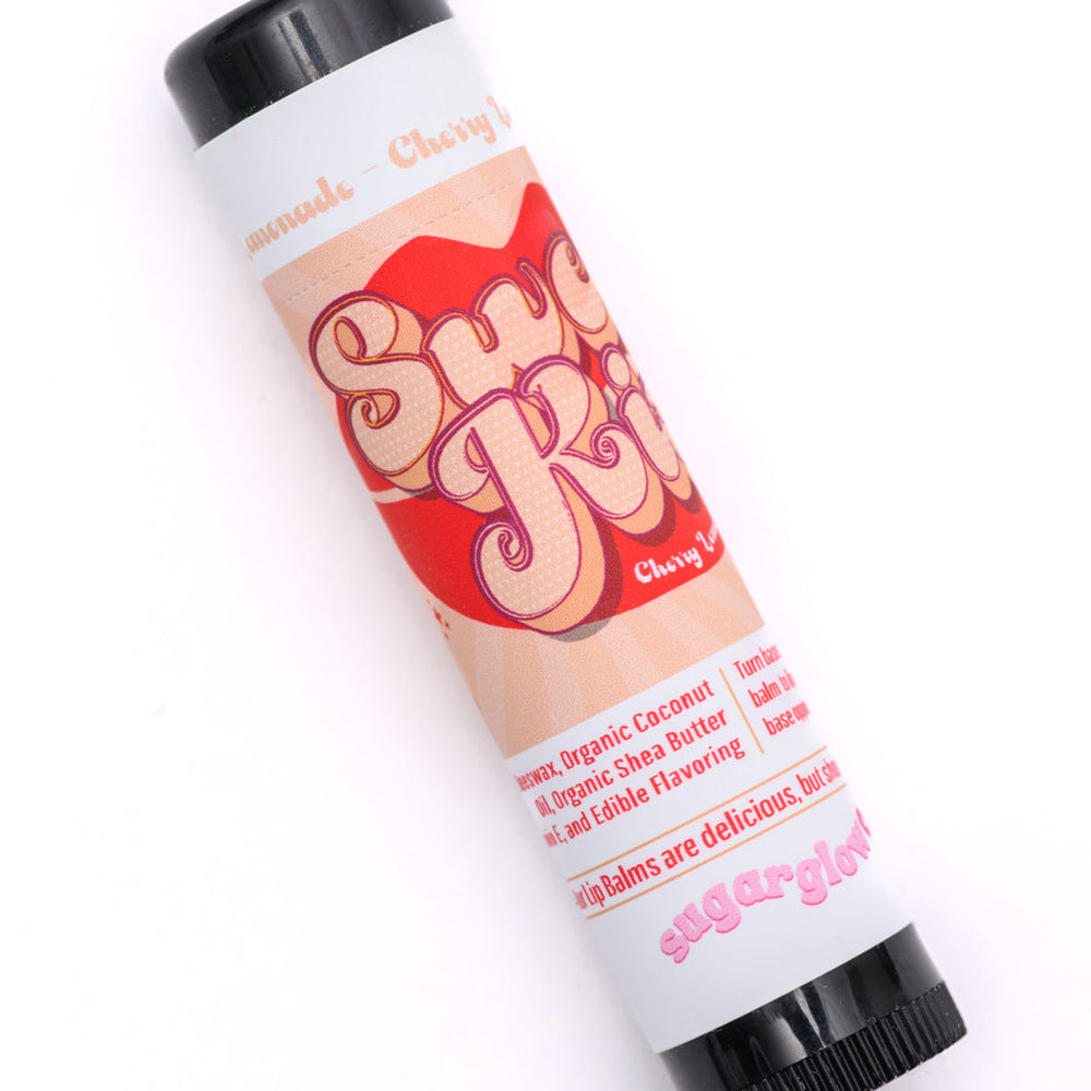 SugarGlow Co Sweet Kiss Lip Balm Cherry Lemonade *Almost Perfect