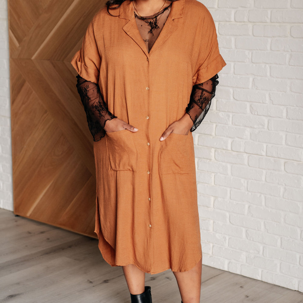 
                      
                        Sure to Be Great Shirt Dress
                      
                    