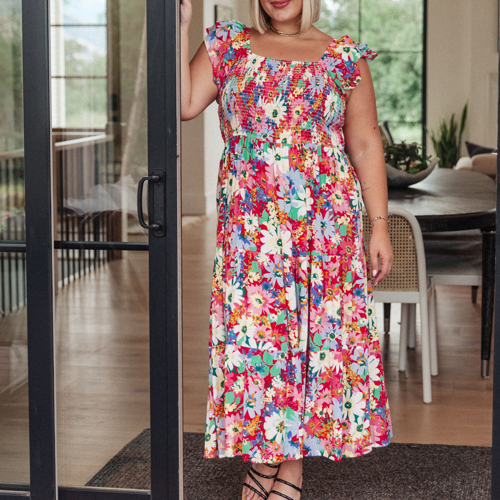 Walk in the Flowers Maxi Dress