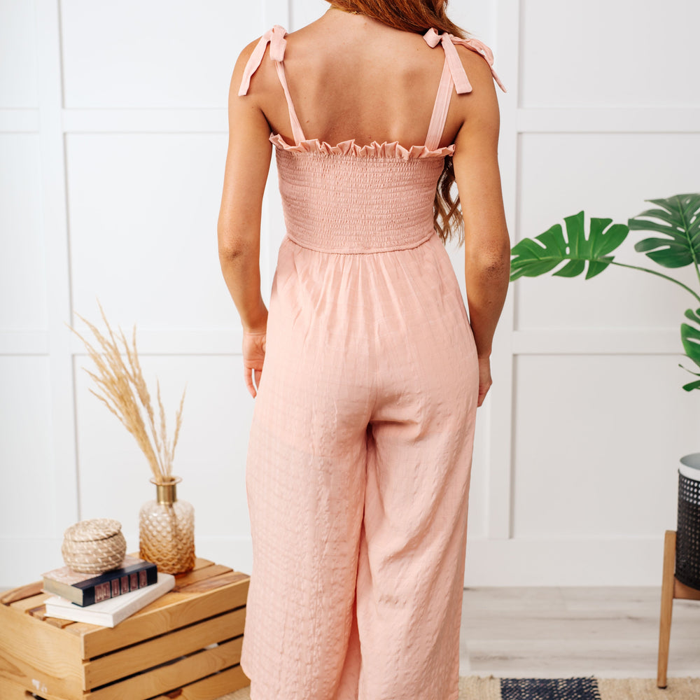 
                      
                        You Swoon, You Sigh Ruffle Neckline Jumpsuit
                      
                    