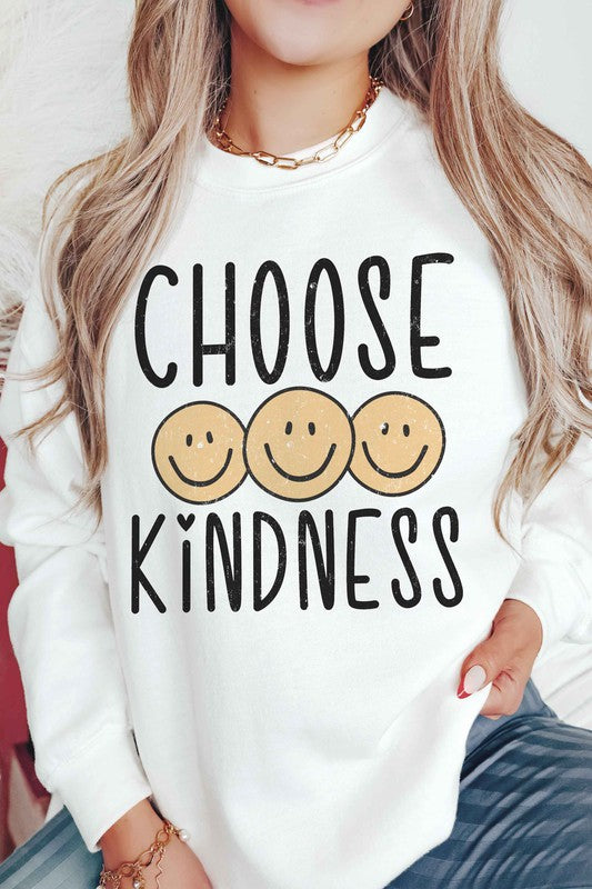 CHOOSE KINDNESS HAPPY FACES Sweatshirt