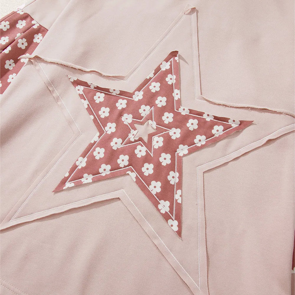 
                      
                        Drawstring Star Long Sleeve Hoodie
                      
                    