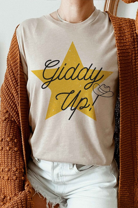 
                      
                        GIDDY UP STAR Graphic Tee
                      
                    