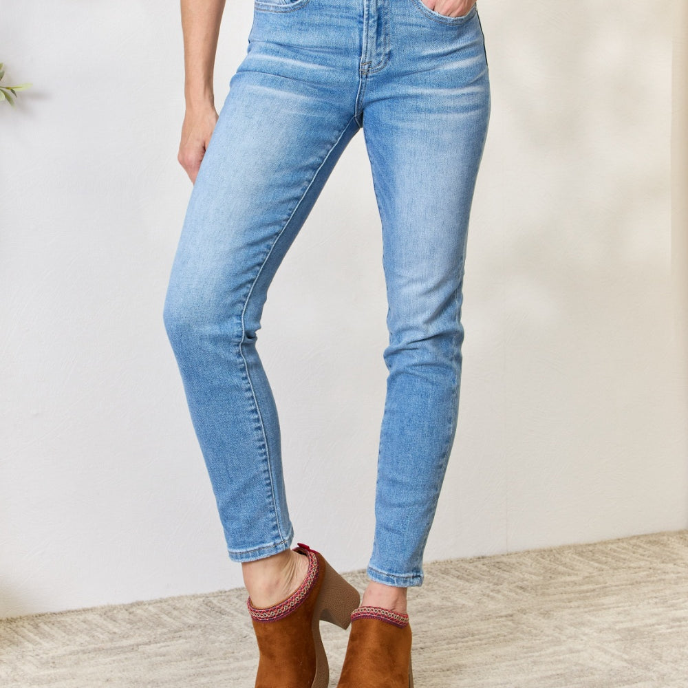 
                      
                        RISEN Mid Rise Skinny Jeans
                      
                    