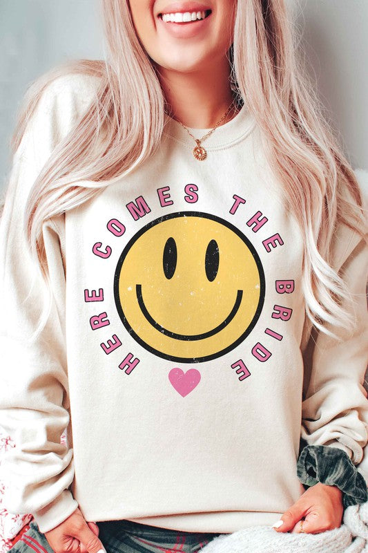 HERE COMES THE BRIDE Graphic Sweatshirt