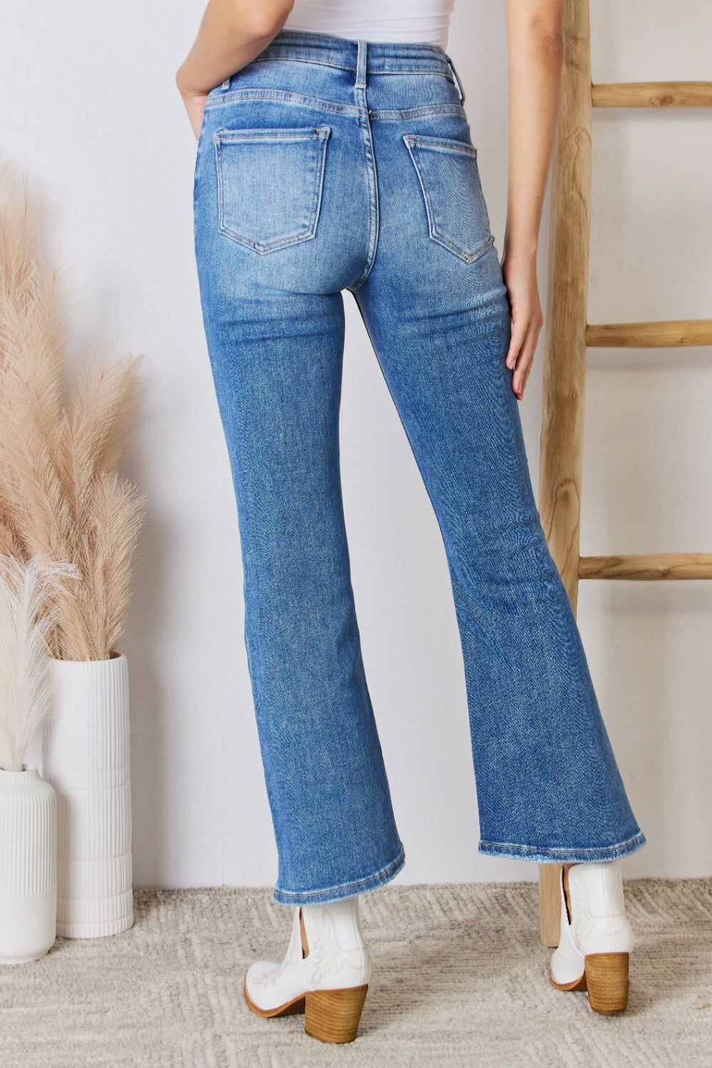 RISEN Rise Ankle Flare Jeans