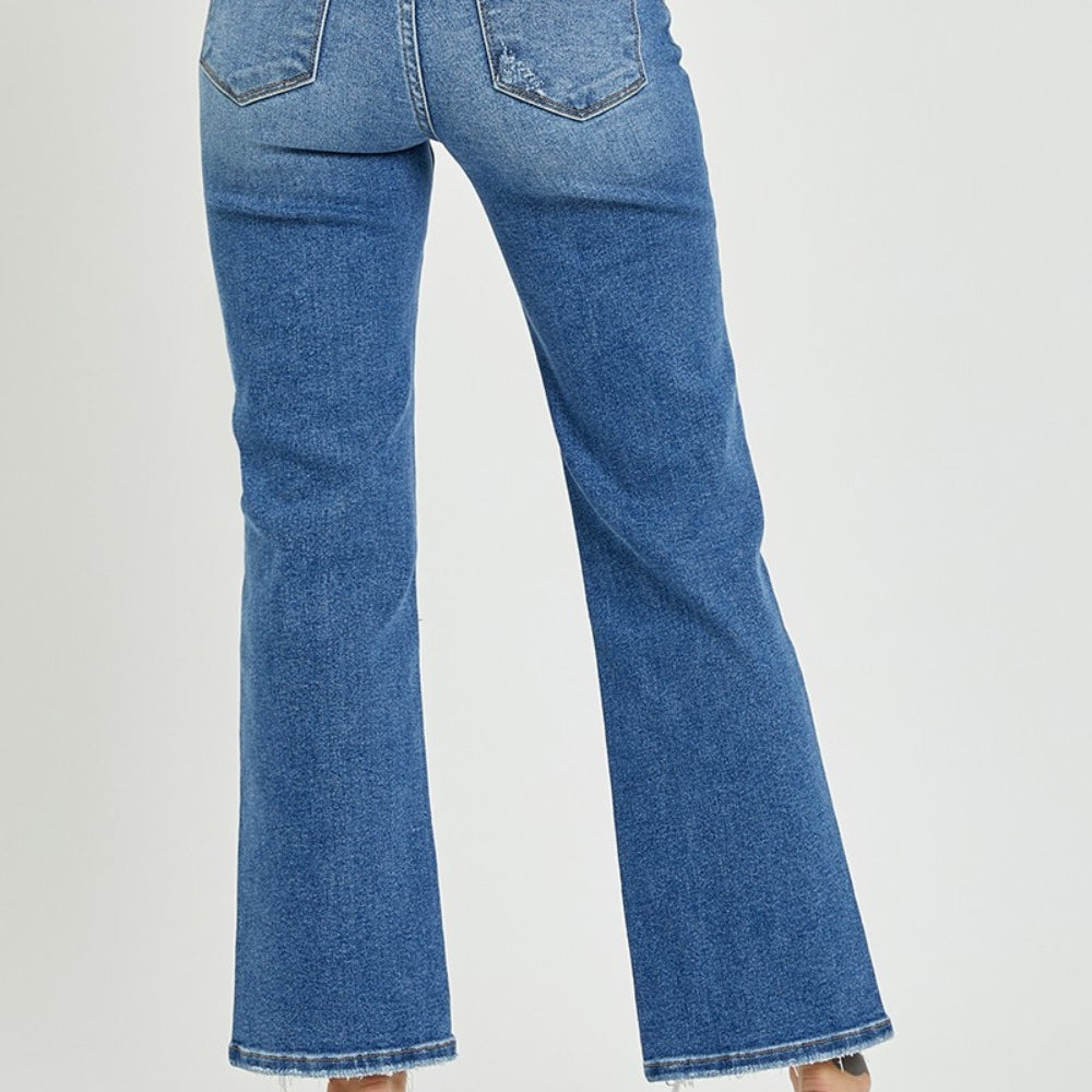 RISEN High Rise Straight Jeans