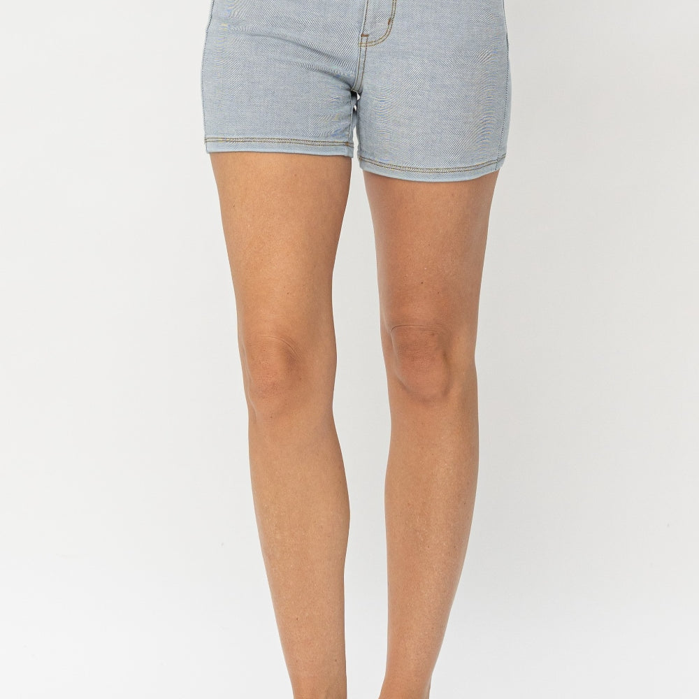 Judy Blue Color Block Denim Shorts